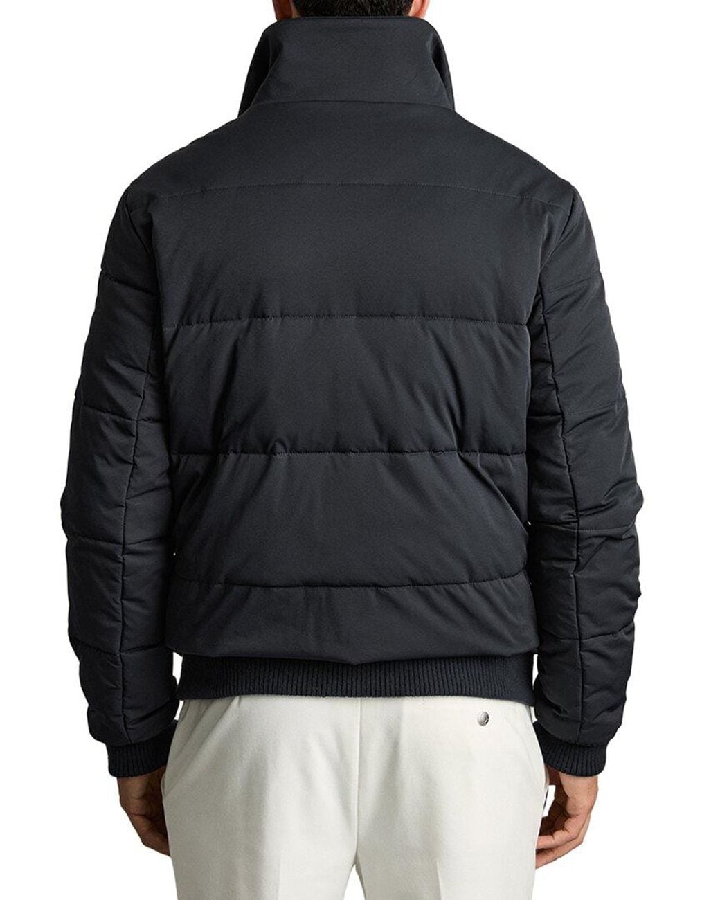 Reiss Black Puffer Jacket for men