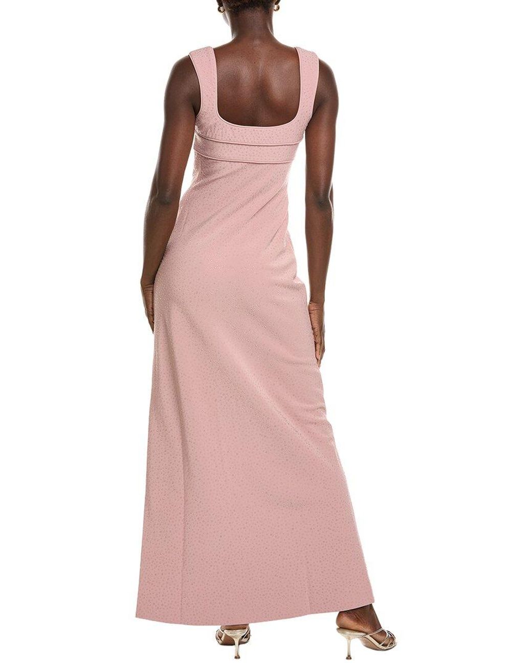 AMUR Pink Venice Maxi Dress
