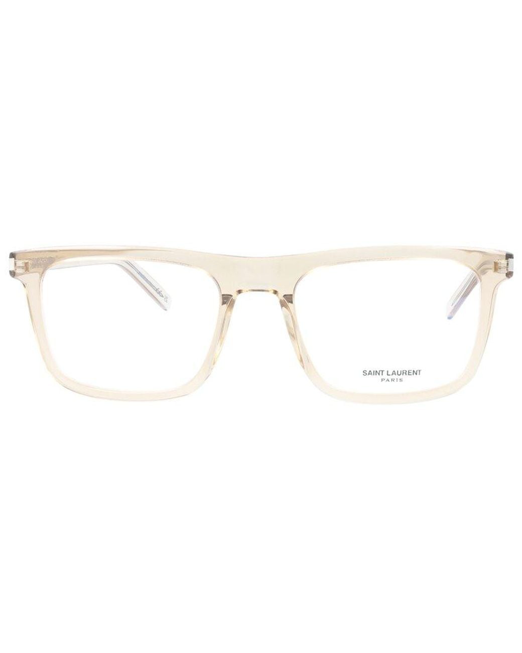 Saint Laurent White Sl547Slimo 54Mm Optical Frames