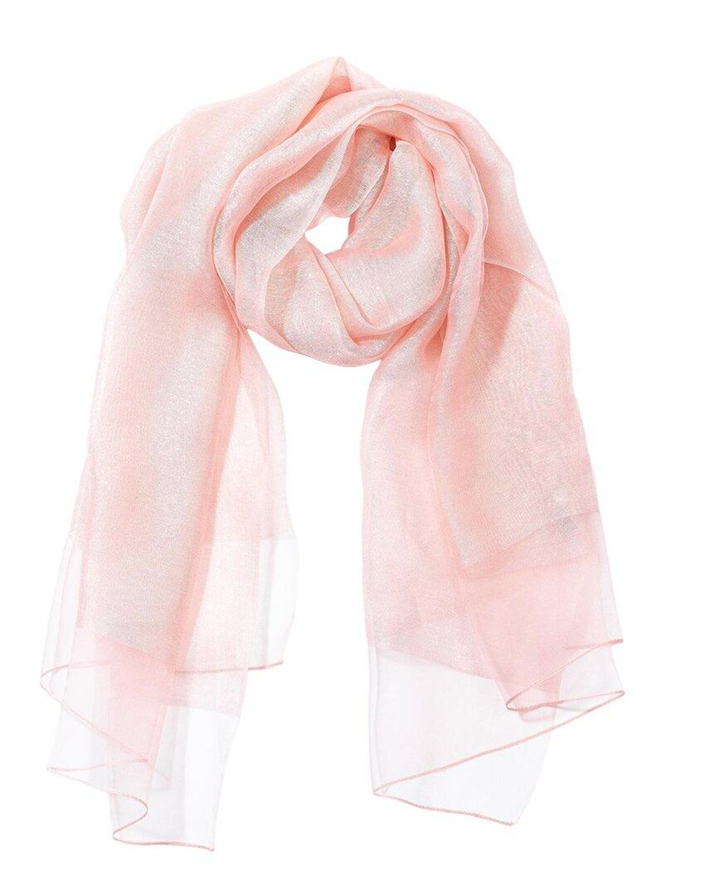 Saachi Pink Glitz Silk Scarf