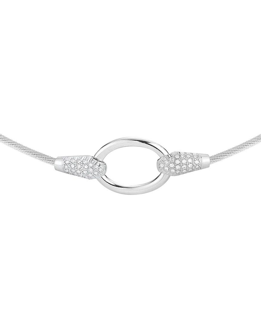 Reiss White 14K 0.29 Ct. Tw. Diamond Wire Necklace