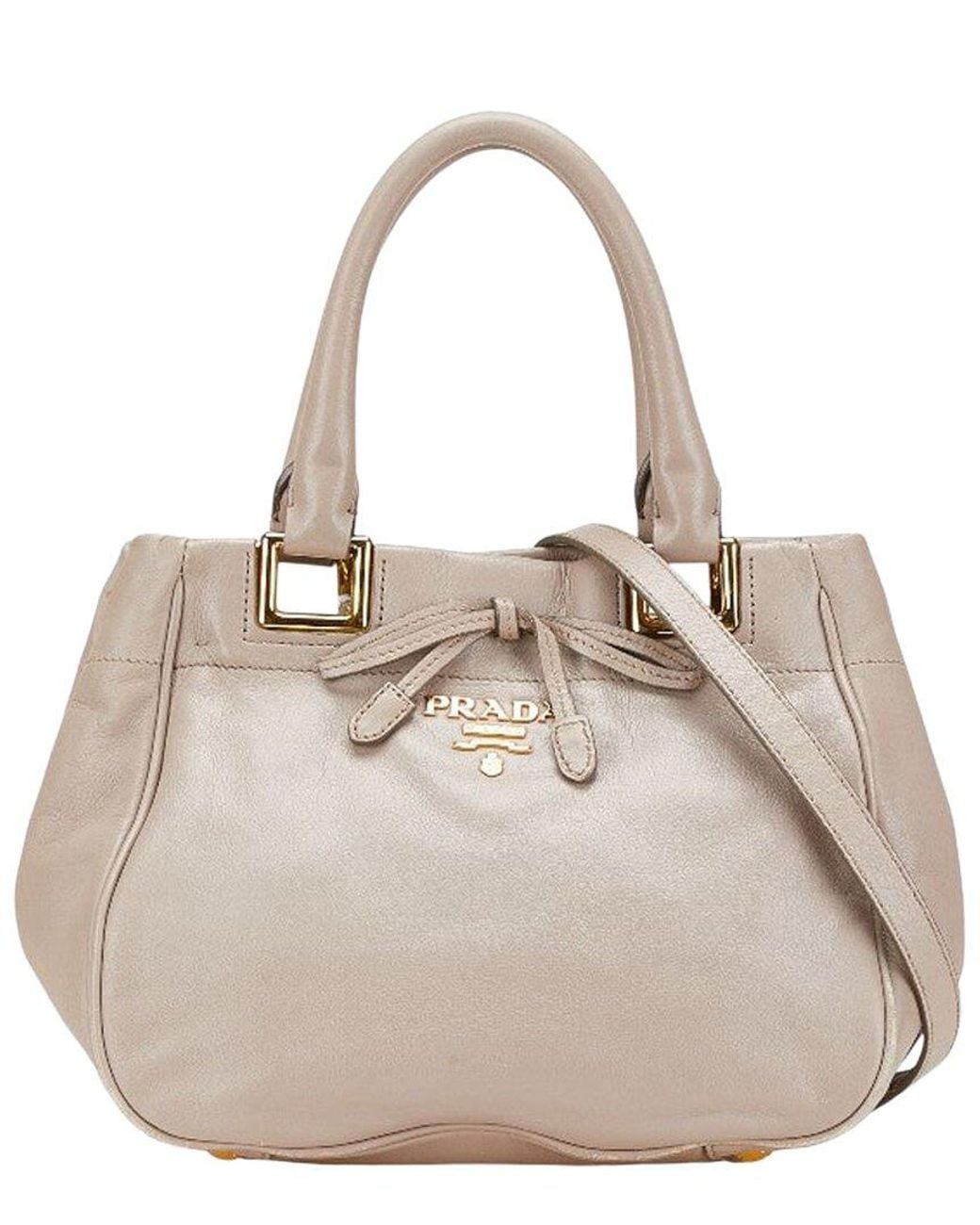 Prada Natural Others Ribbon Handbag (Authentic Pre-Loved)