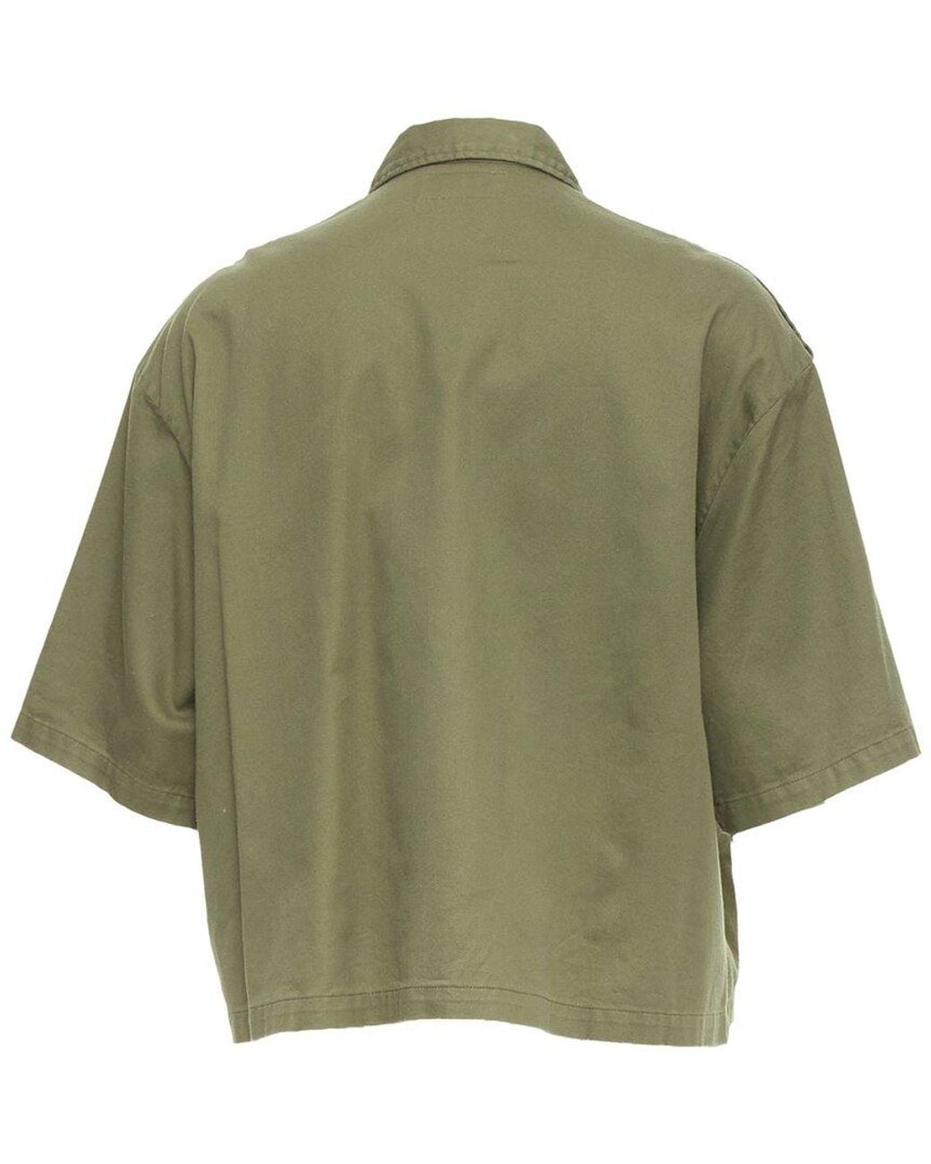 Céline Green Triomphe Shirt, Size Fr (Authentic Pre-Loved)