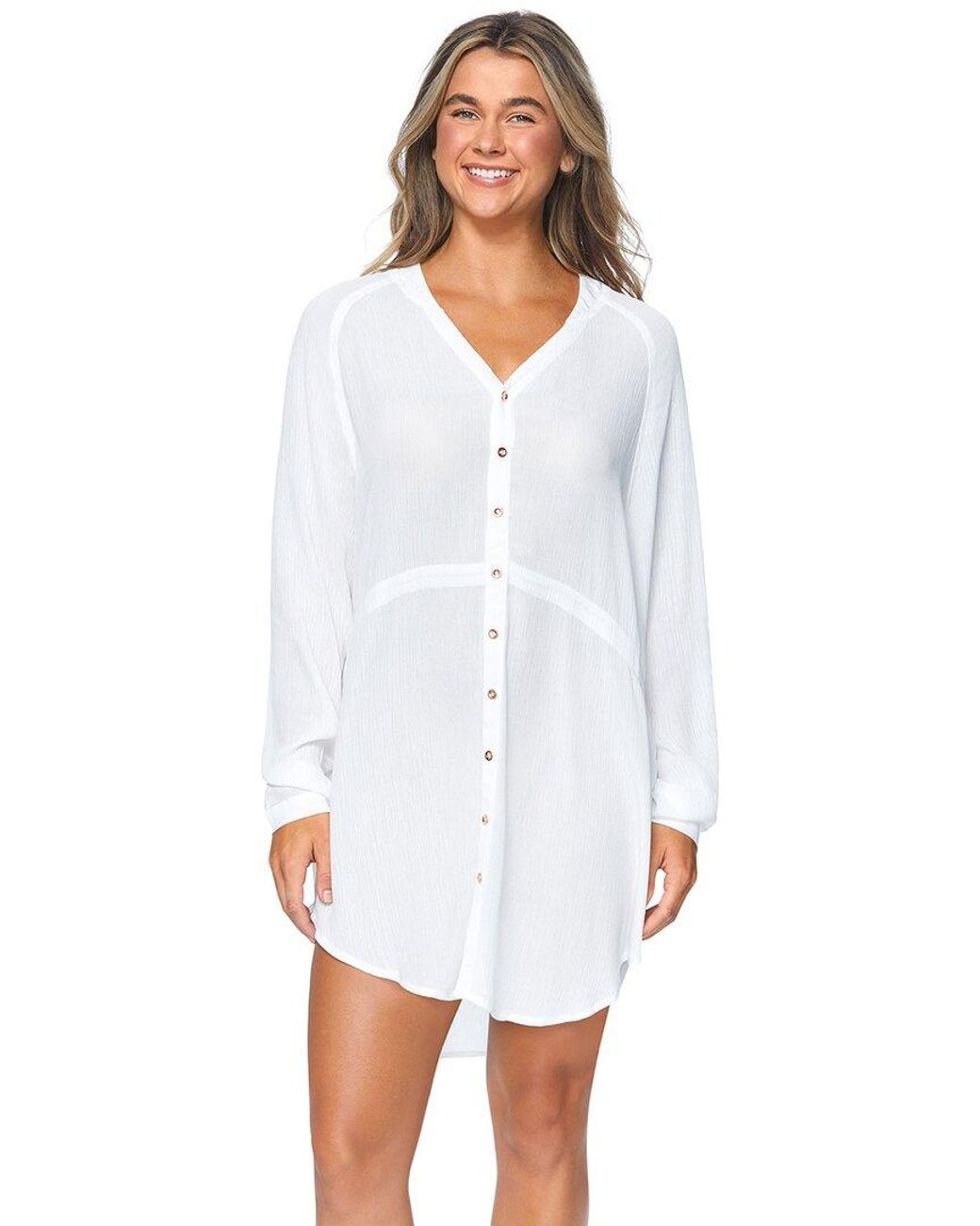 Raisins Belize Beach Cover Up in White Lyst