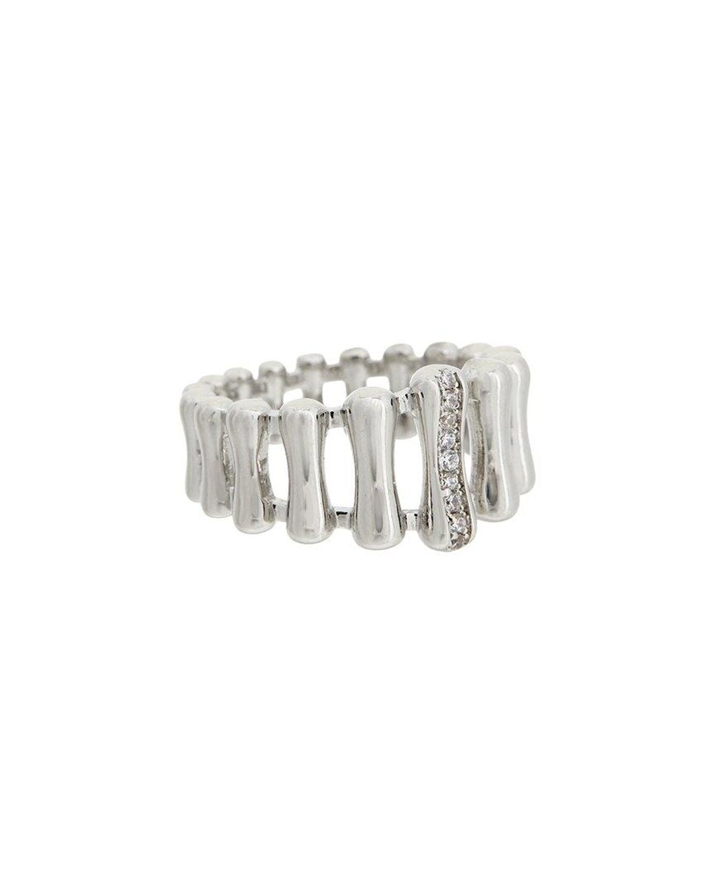 Juvell White 18K Plated Cz Ring
