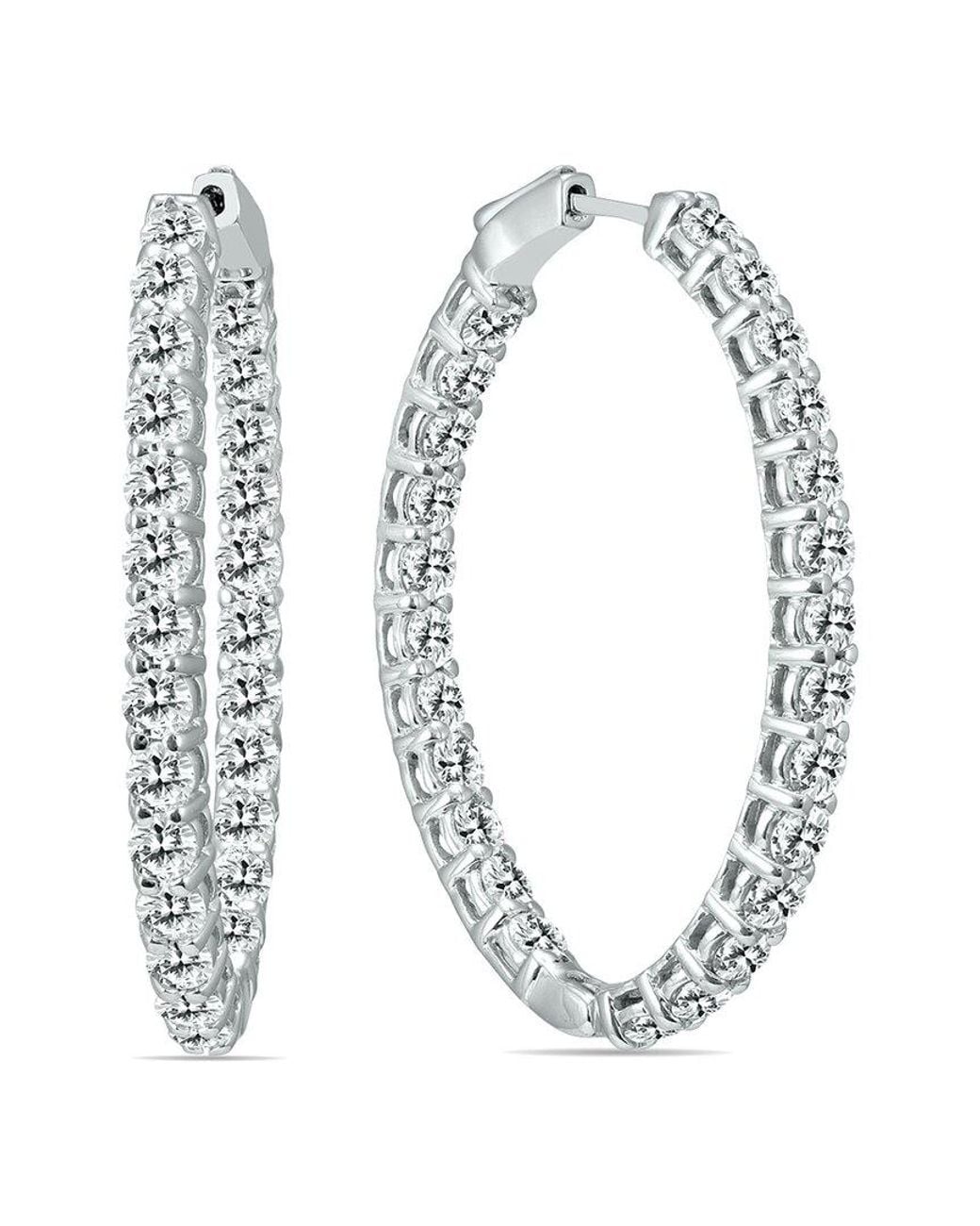 Diamond Select Cuts White 14k 5.00 Ct. Tw. Diamond Earrings