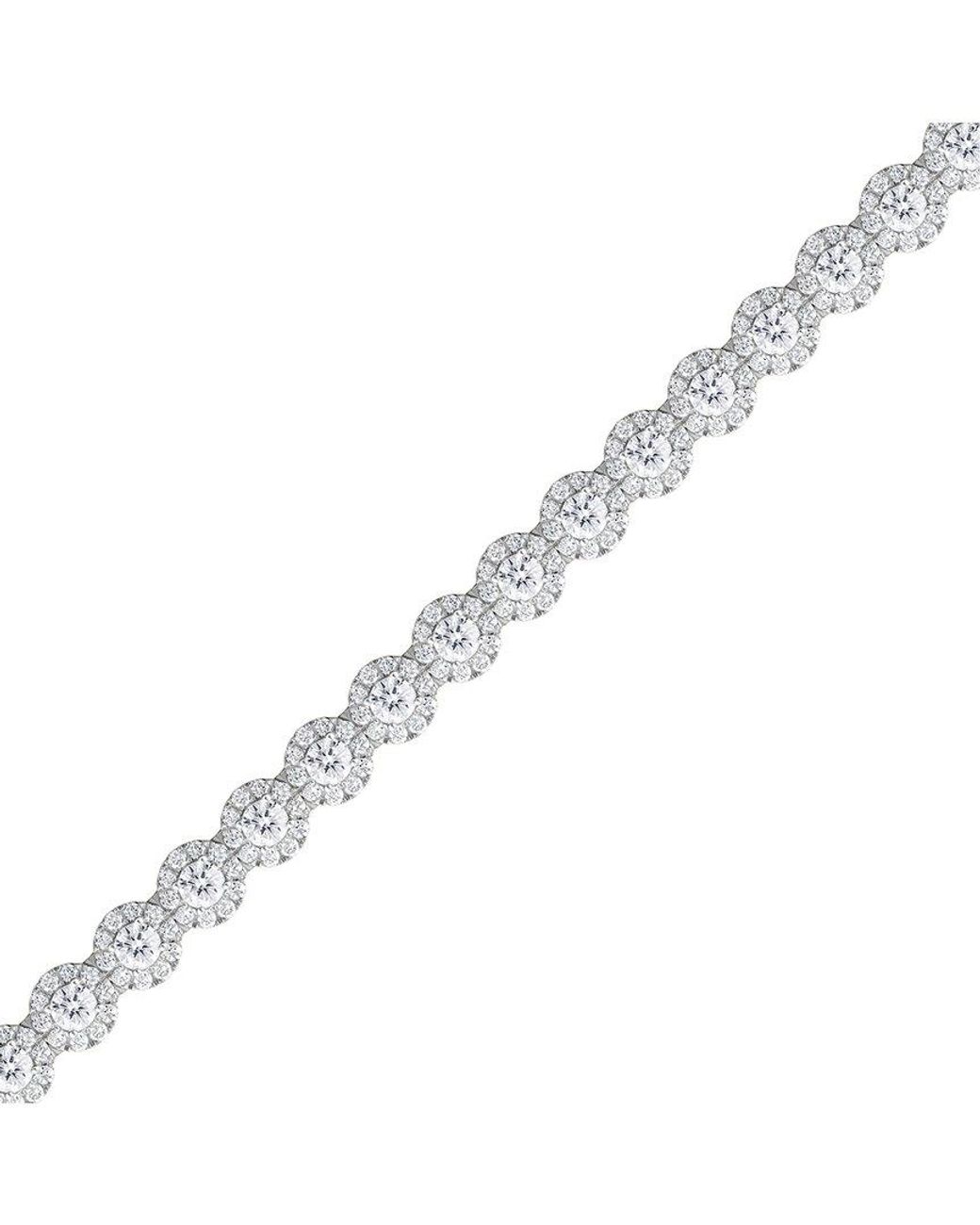 Lab Grown Diamonds White 14K.00 Ct. Tw. Lab-Grown Diamond Fashion Bracelet