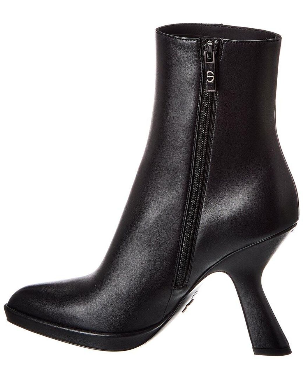 Dior Black D-Fiction Leather Boot