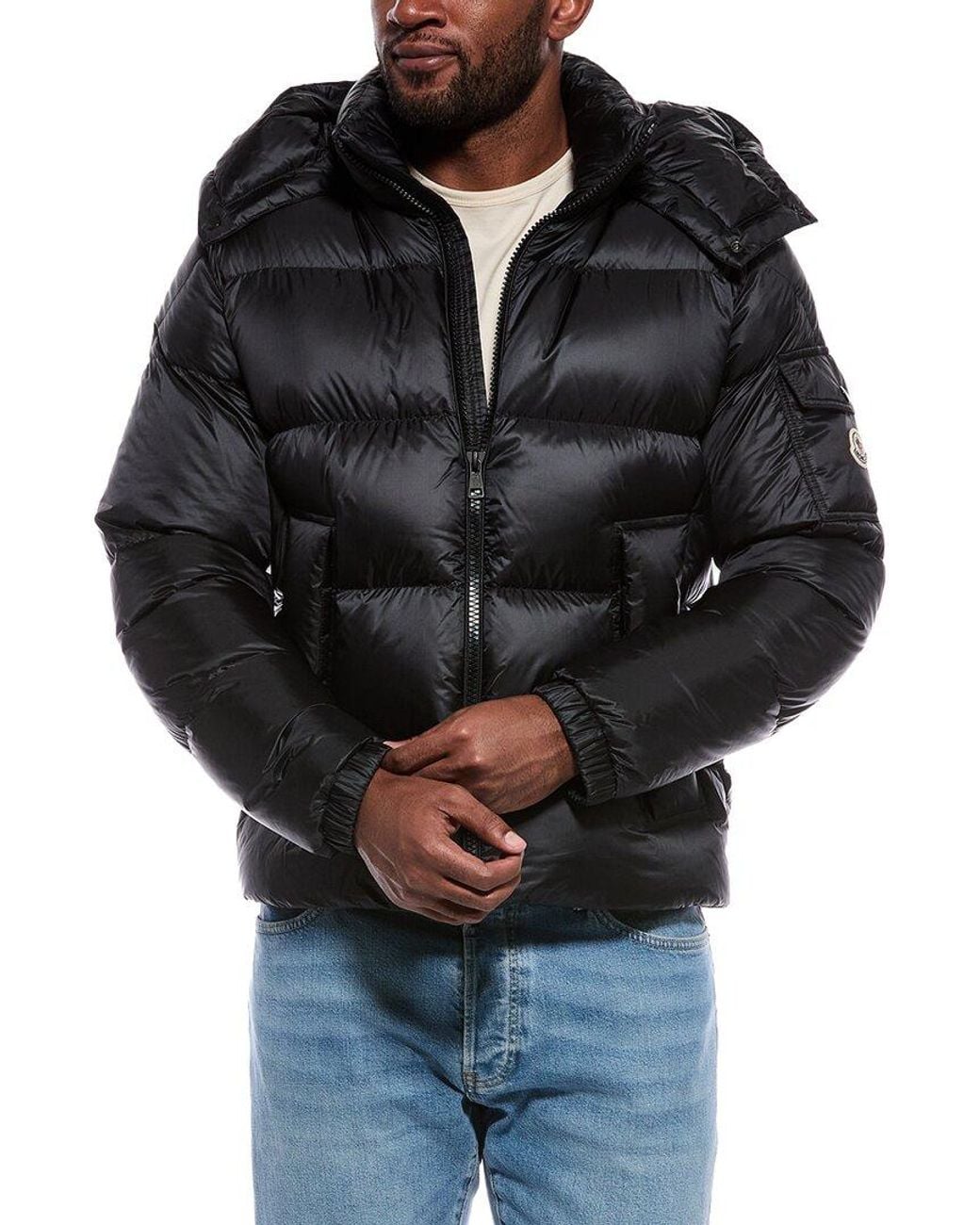 Moncler Black Down Puffer Jacket for men