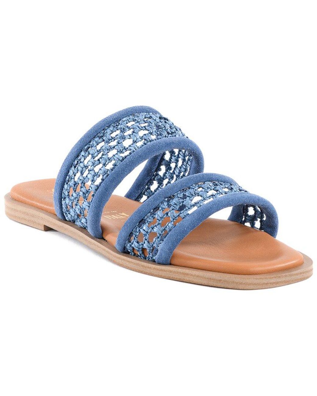 Seychelles Blue Water Lilly Leather Sandal
