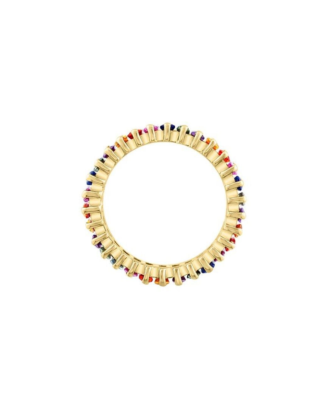 Effy Fine Jewelry White 14K 4.27 Ct. Tw. Multi Sapphire Ring