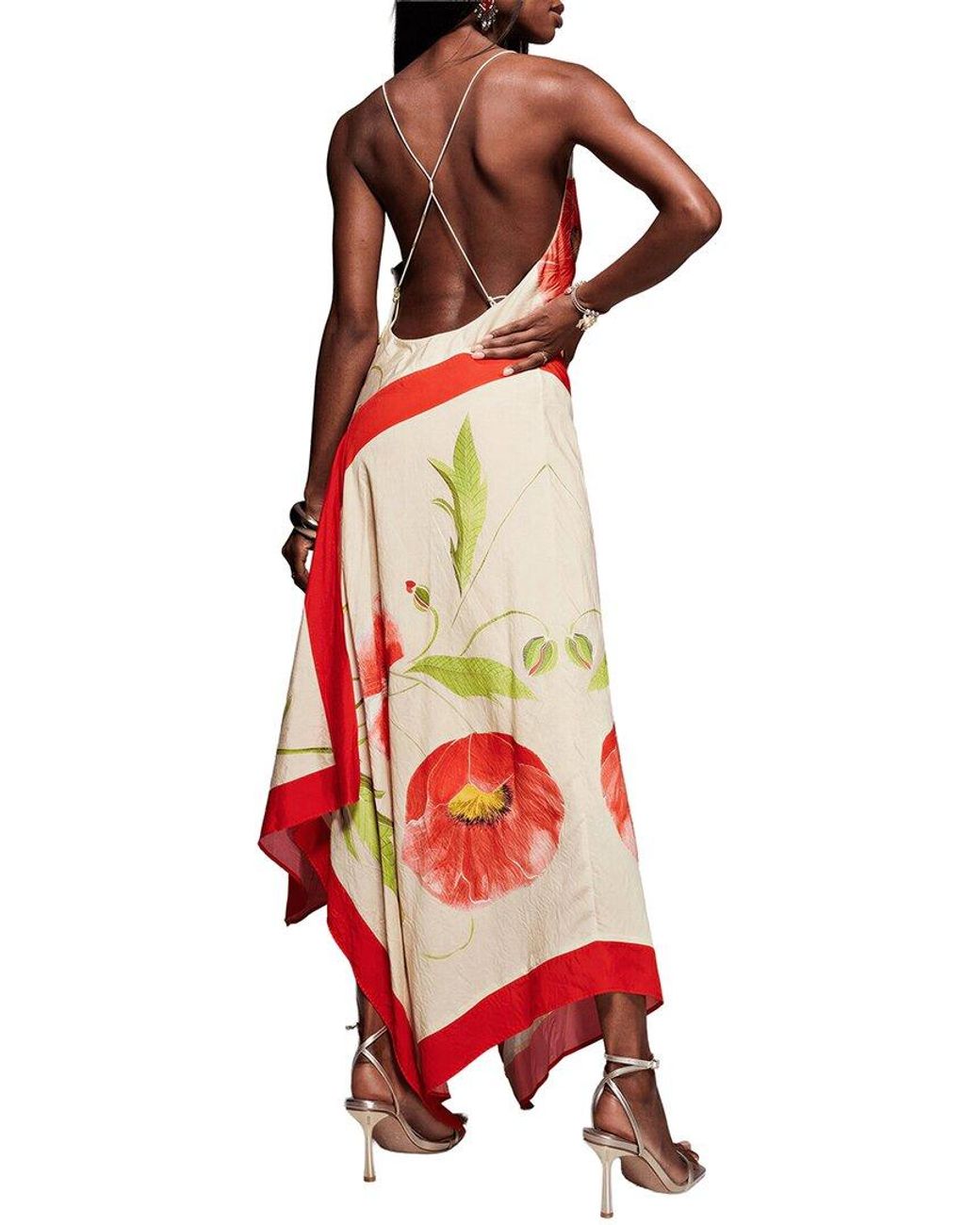 Dilireba Red Maxi Dress