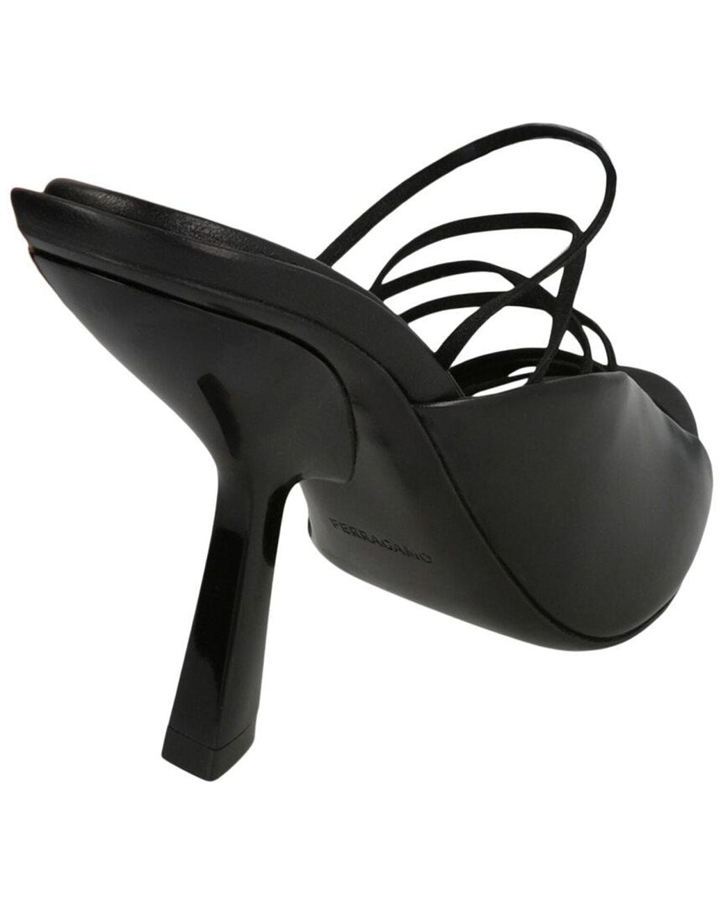 Ferragamo Black Altaire Strappy Sandal