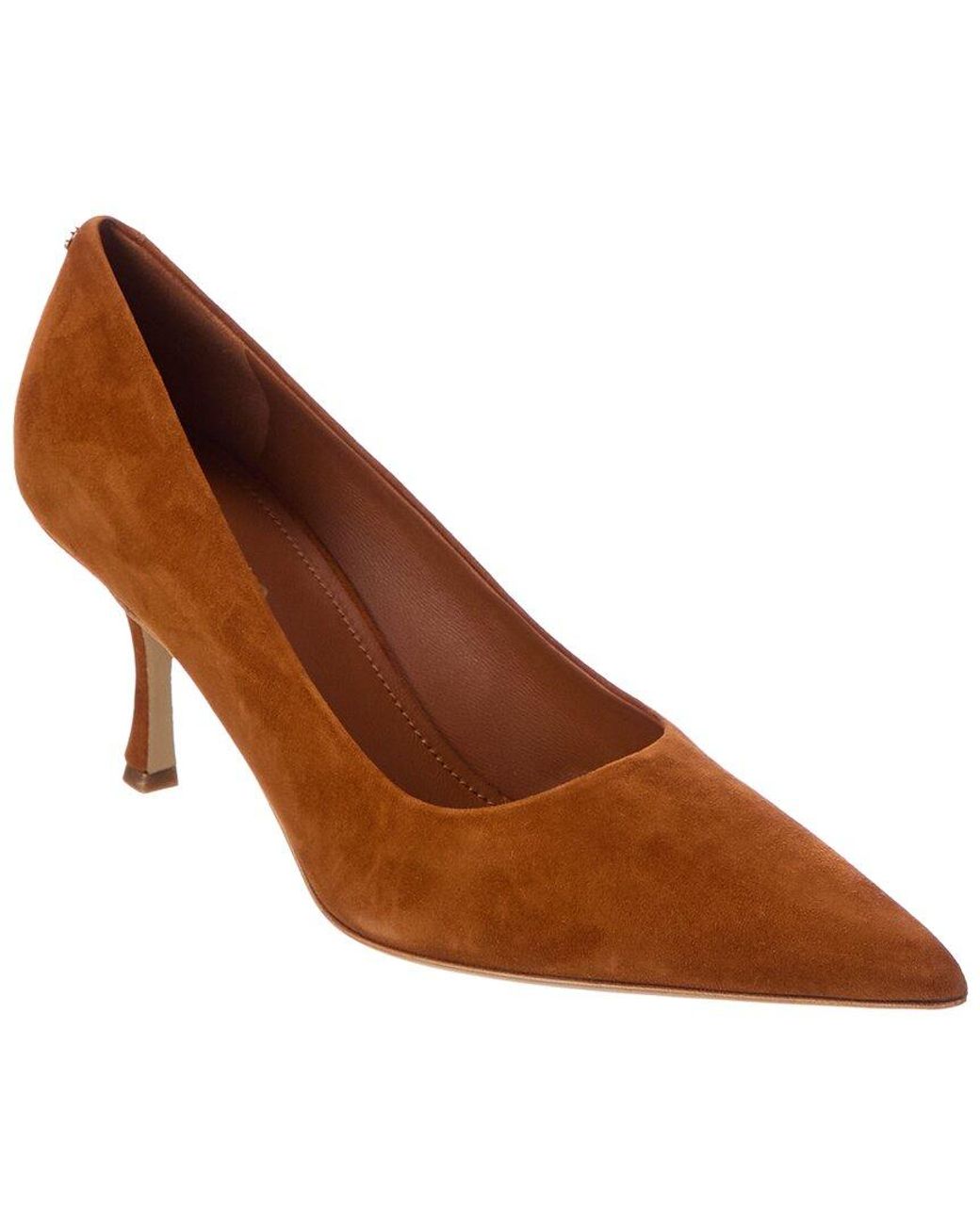 Ferragamo Brown Elydea Suede Pump