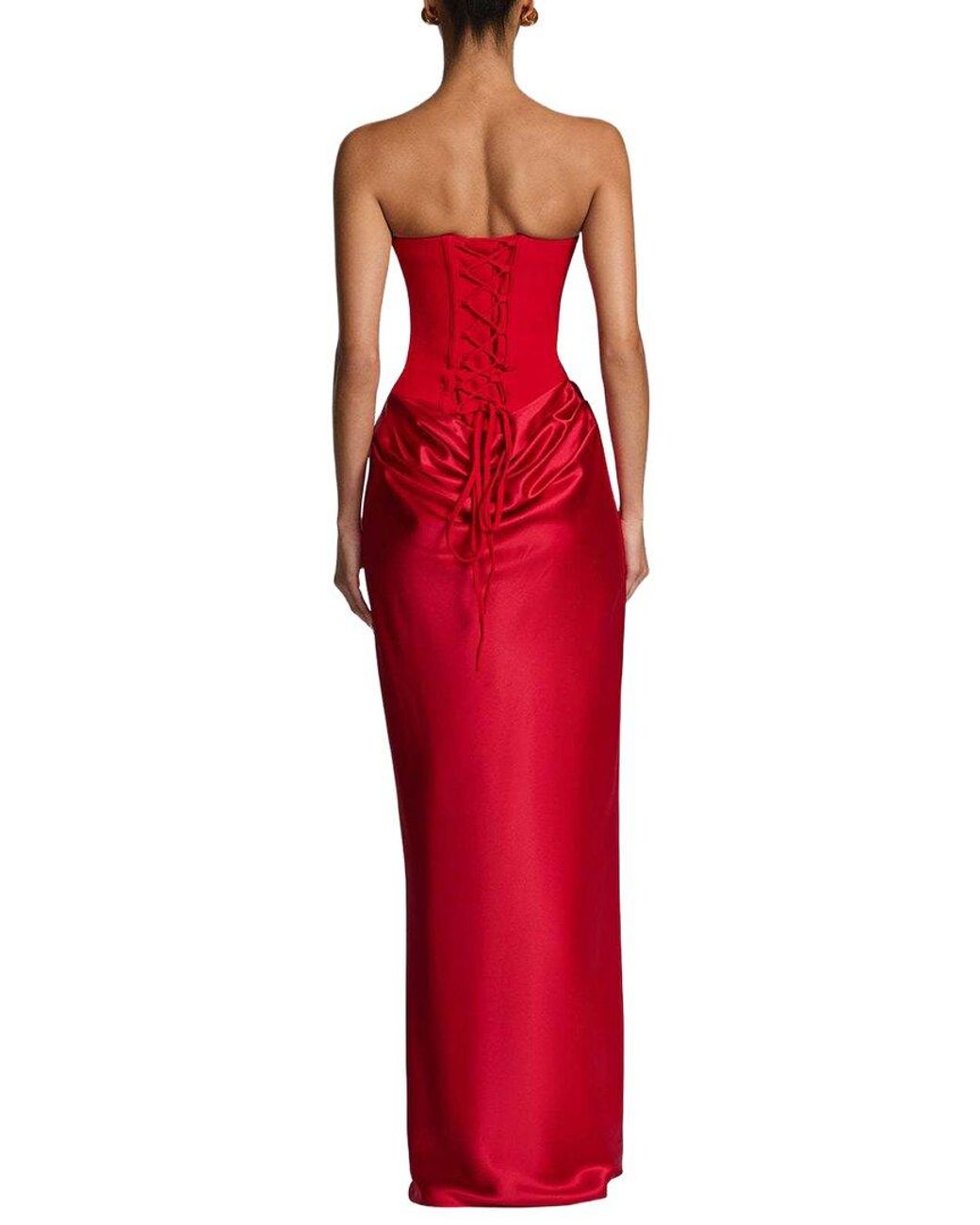 LOEY Red Maxi Dress