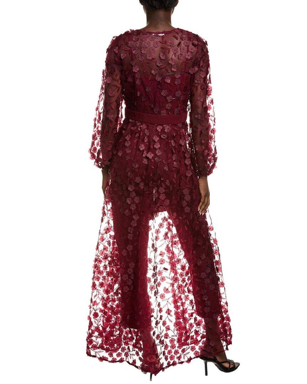 Julia Jordan 3D Embroidered Jumpsuit