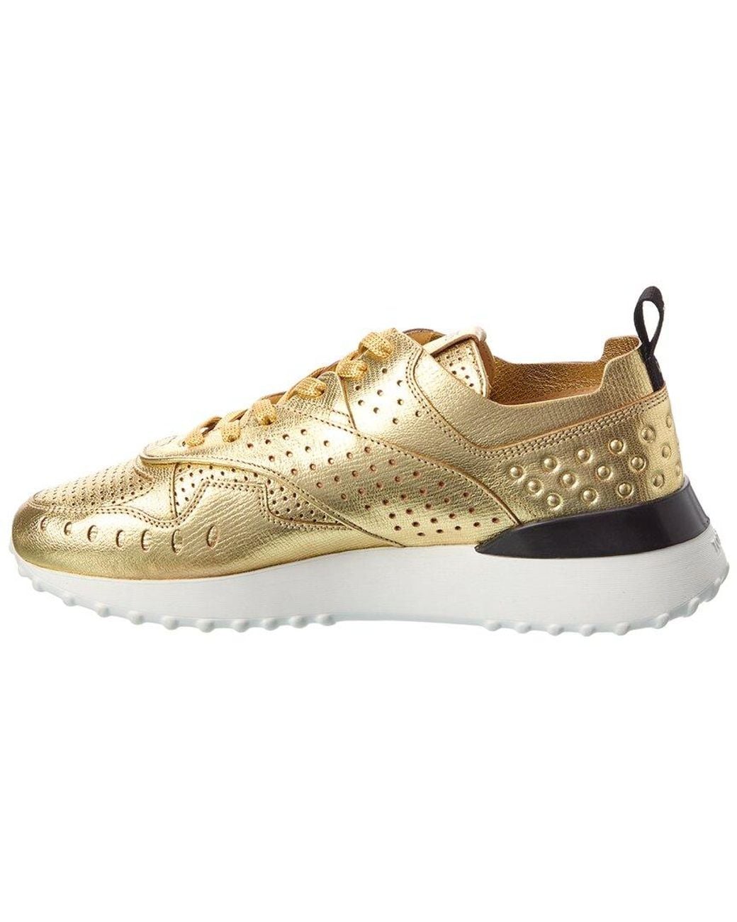 Tod's Metallic Leather Sneaker
