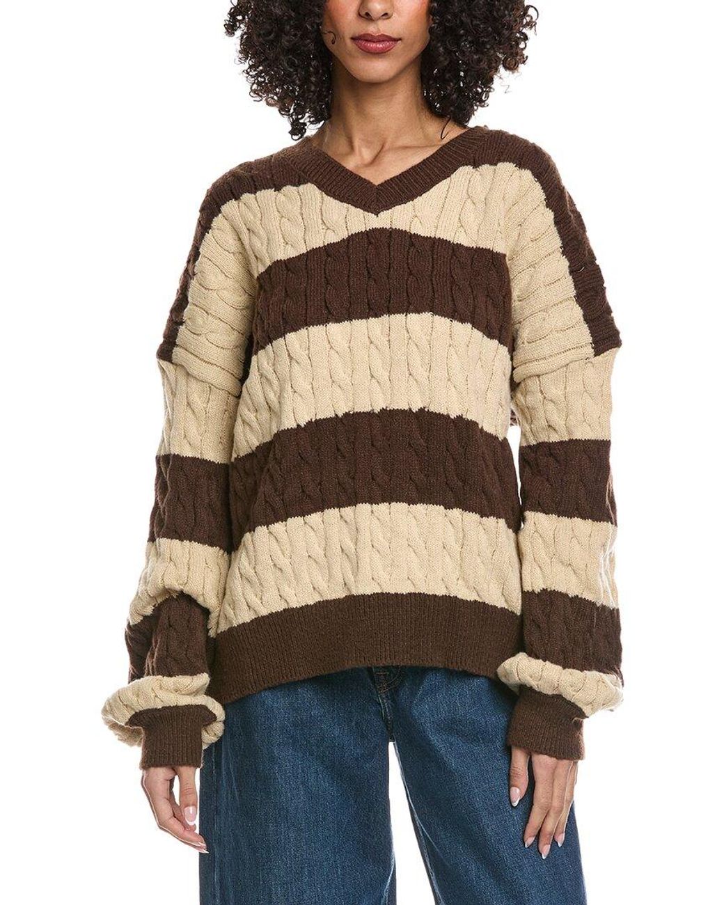 Madison Miles Natural Knit Sweater