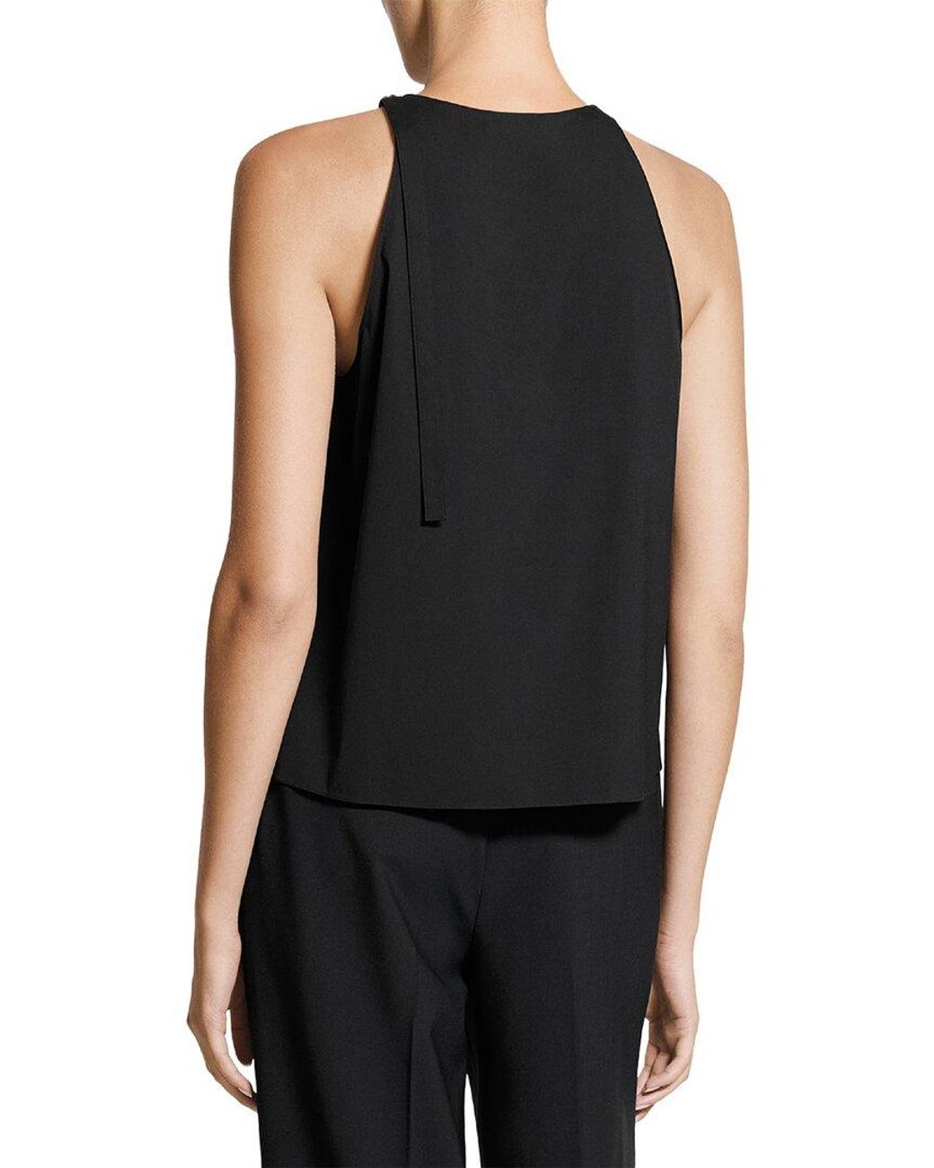 Theory Black Wool-Blend Shell