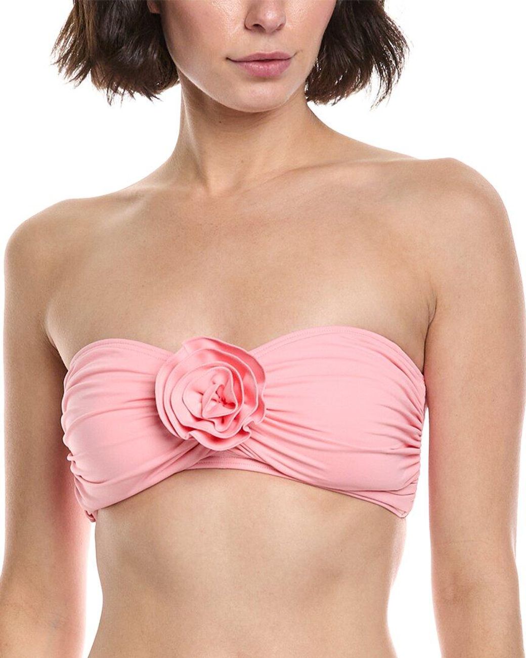 Kate Spade Pink Bandeau Bra Bikini Top