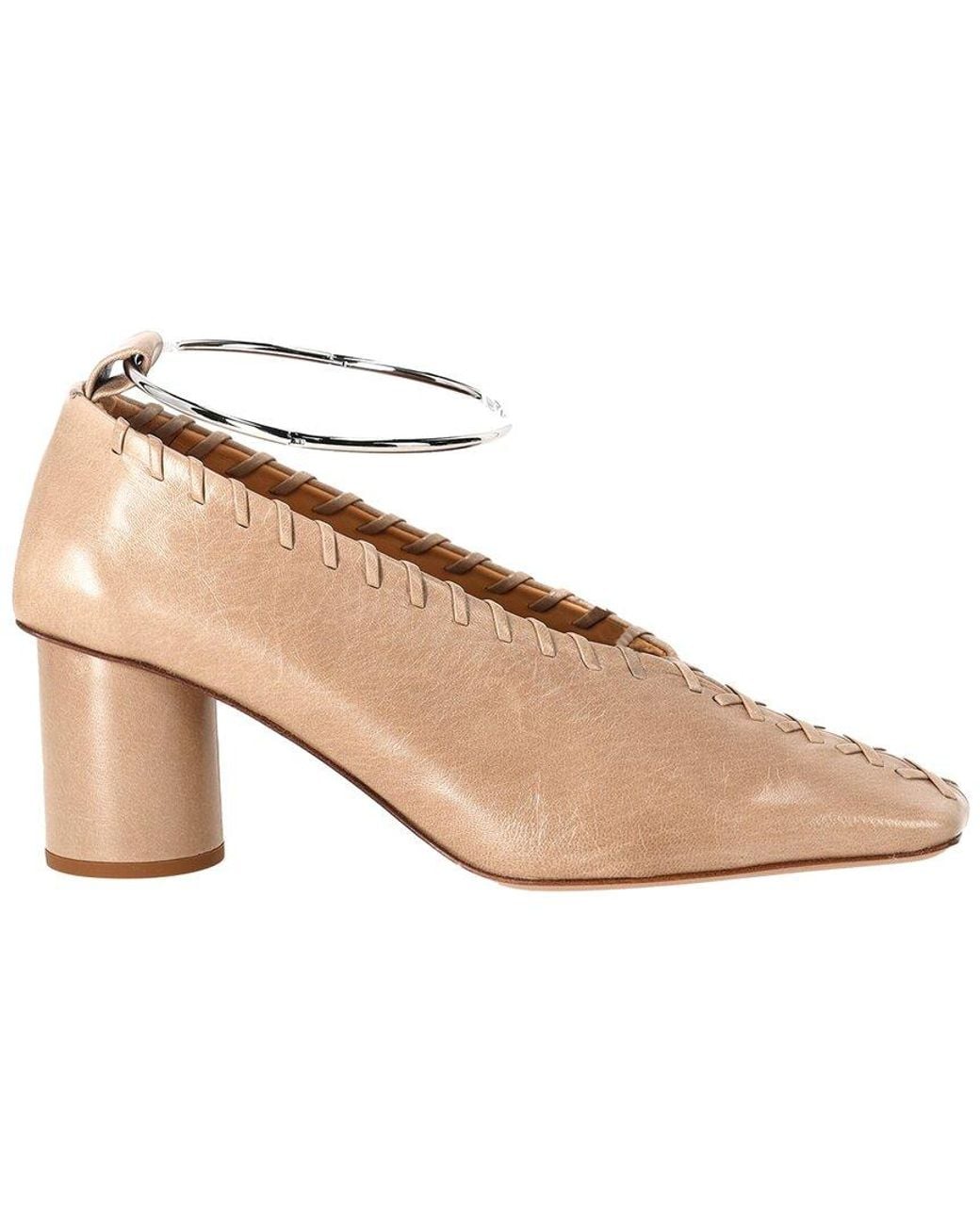 Jil Sander Natural Leather Ballet Pump (Authentic Pre-Loved)