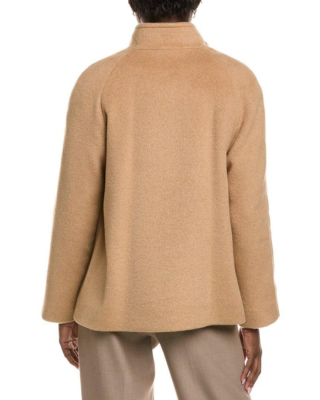 Cinzia Rocca Natural Icons Wool-Blend Short Coat