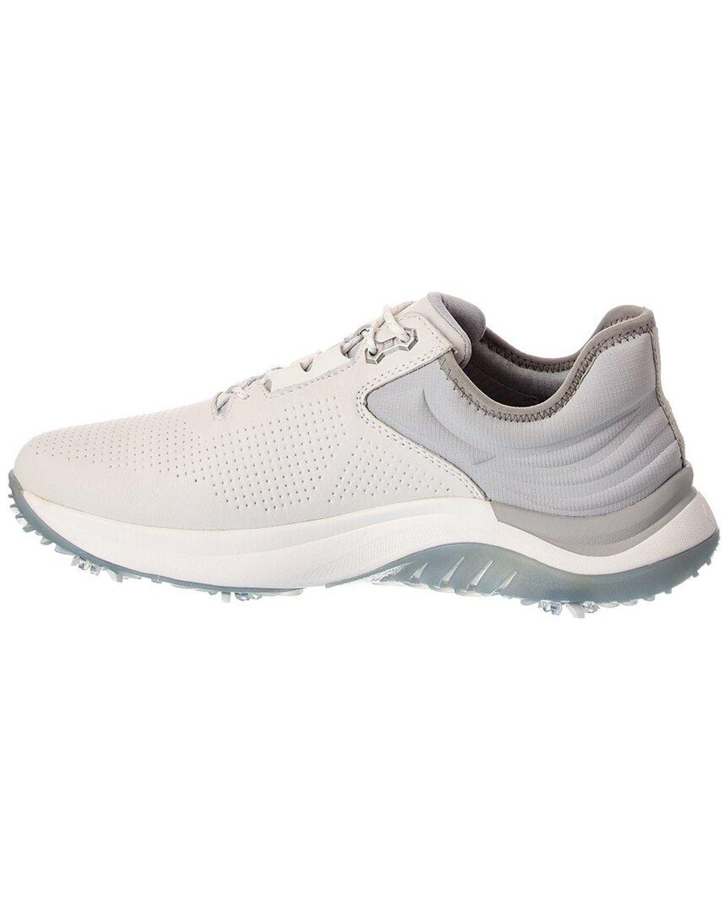 Johnston & Murphy White Hts1-Luxe Golf Shoe for men