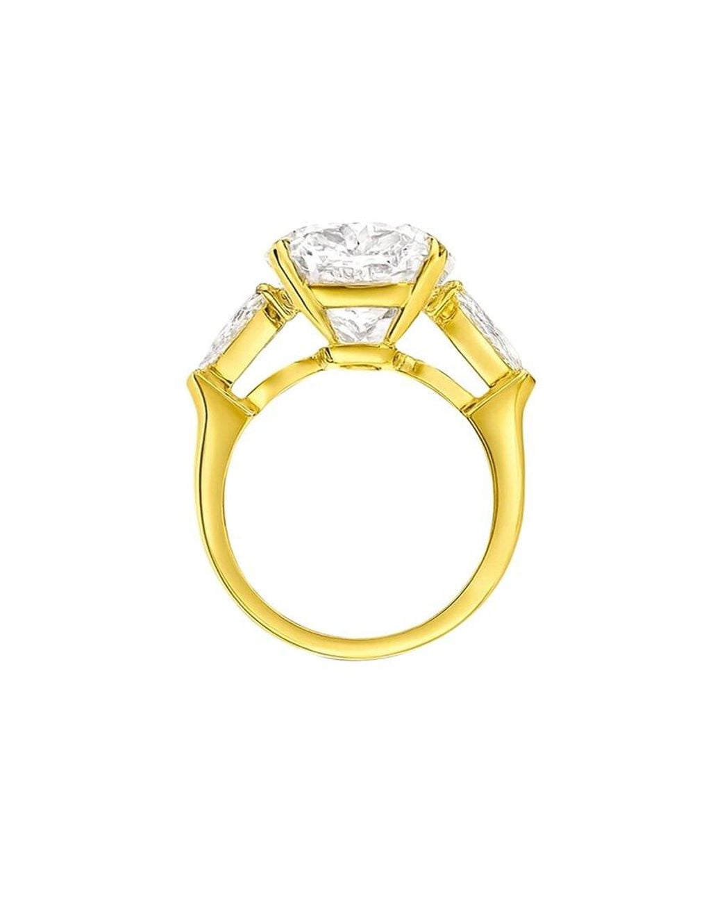Lab Grown Diamonds Metallic 14K 10.00 Ct. Tw. Lab-Grown Diamond Ring