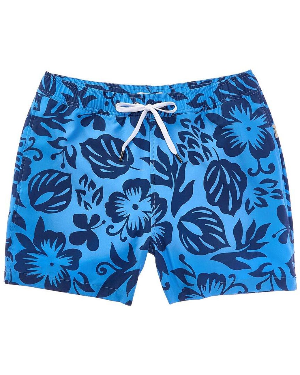 Onia Blue Stretch Volley Swim Short for men