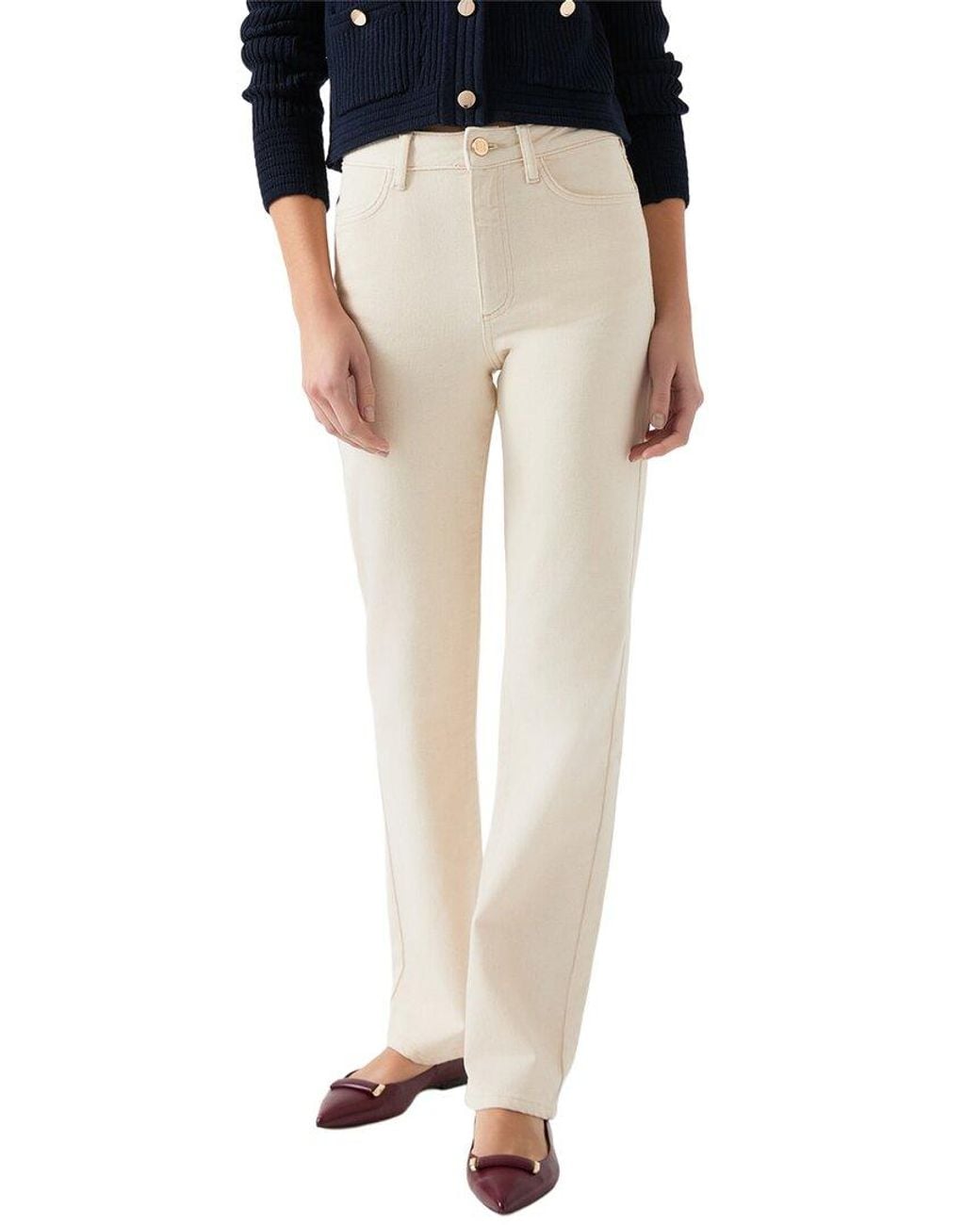 L.K.Bennett Natural Clara Trouser