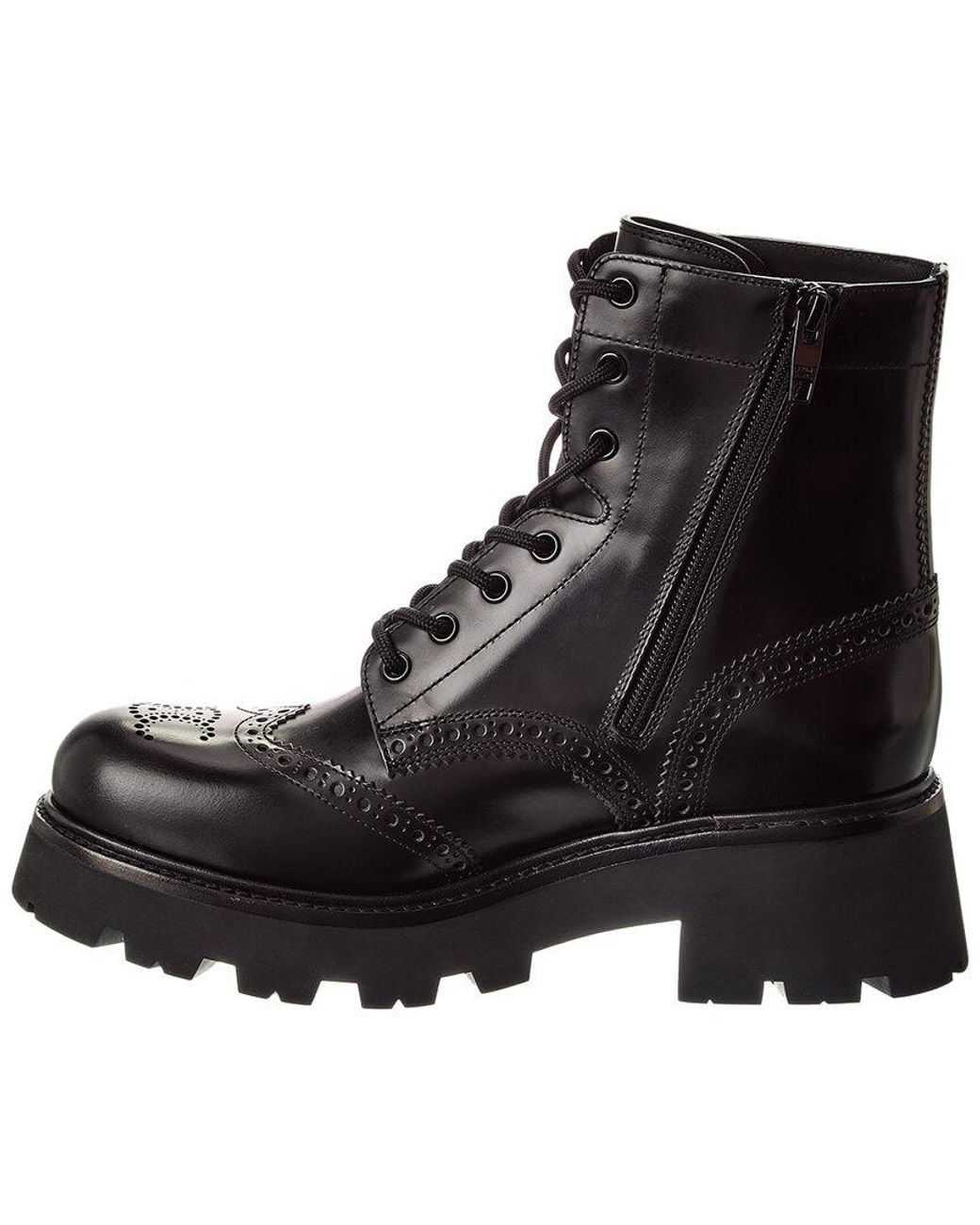 Céline Black Triomphe Leather Boot