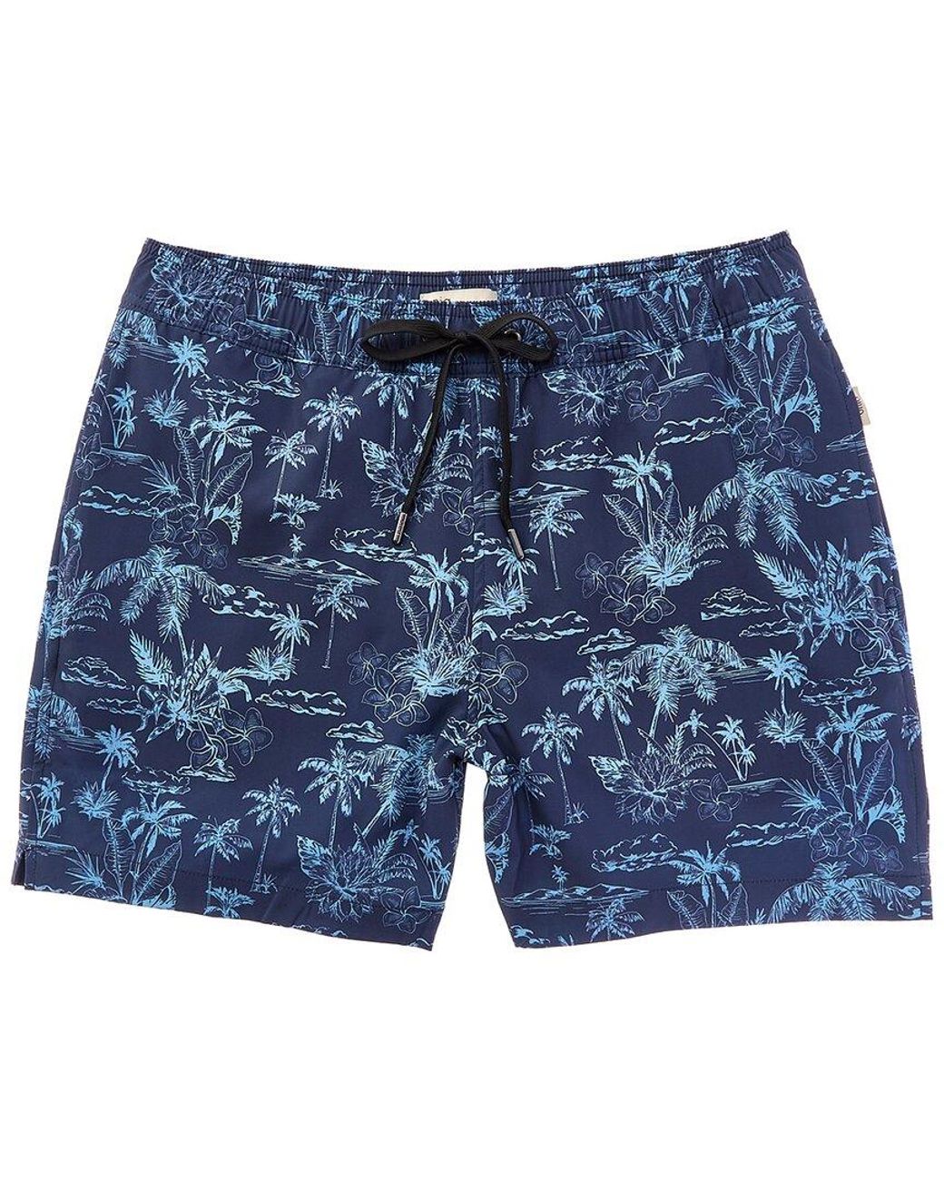 Onia Blue Stretch Volley Swim Short for men