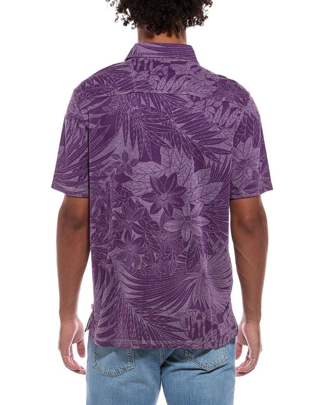 Tommy Bahama Purple Sport Santiago Paradise Polo Shirt for men