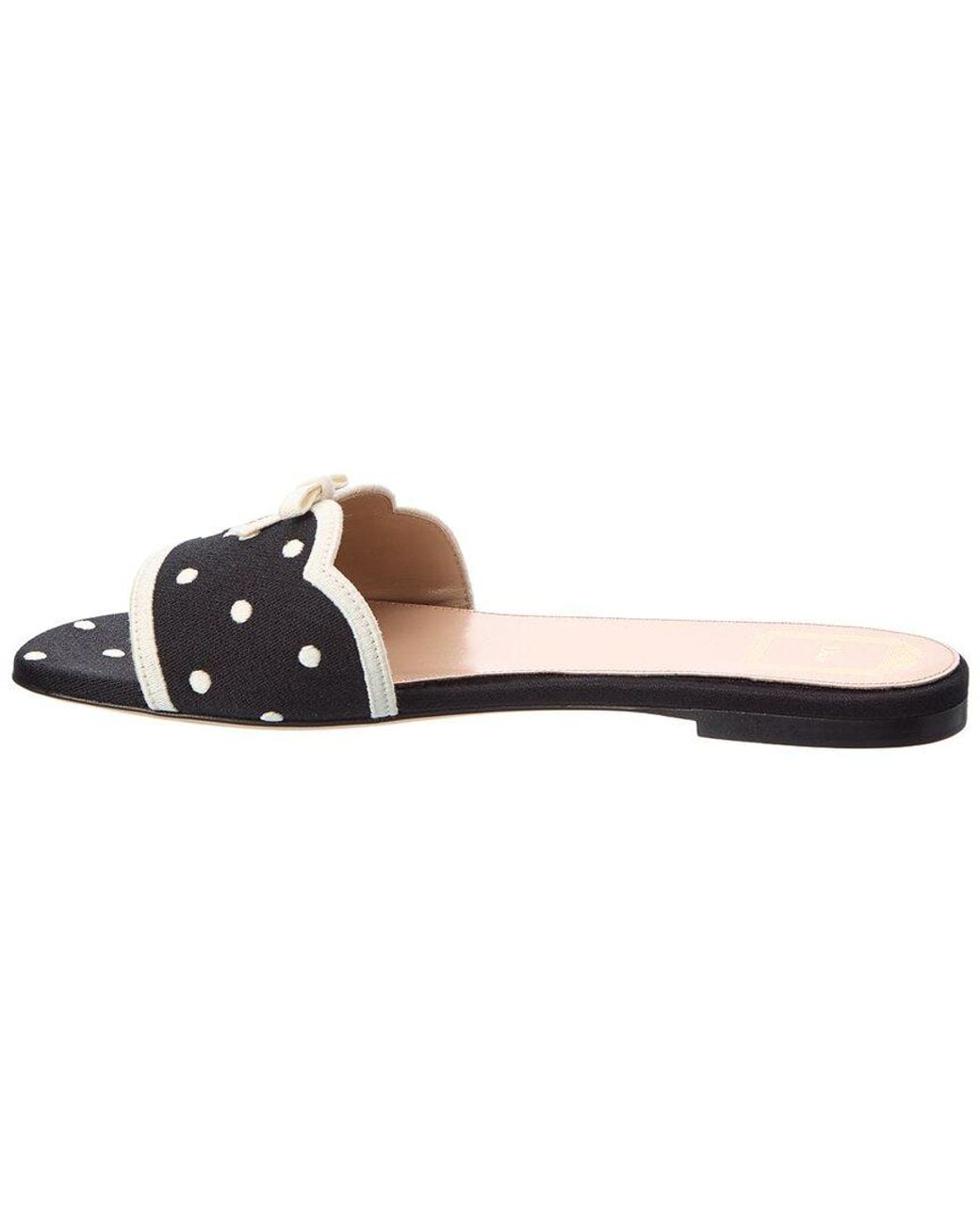 Dior Black Dway Canvas Sandal