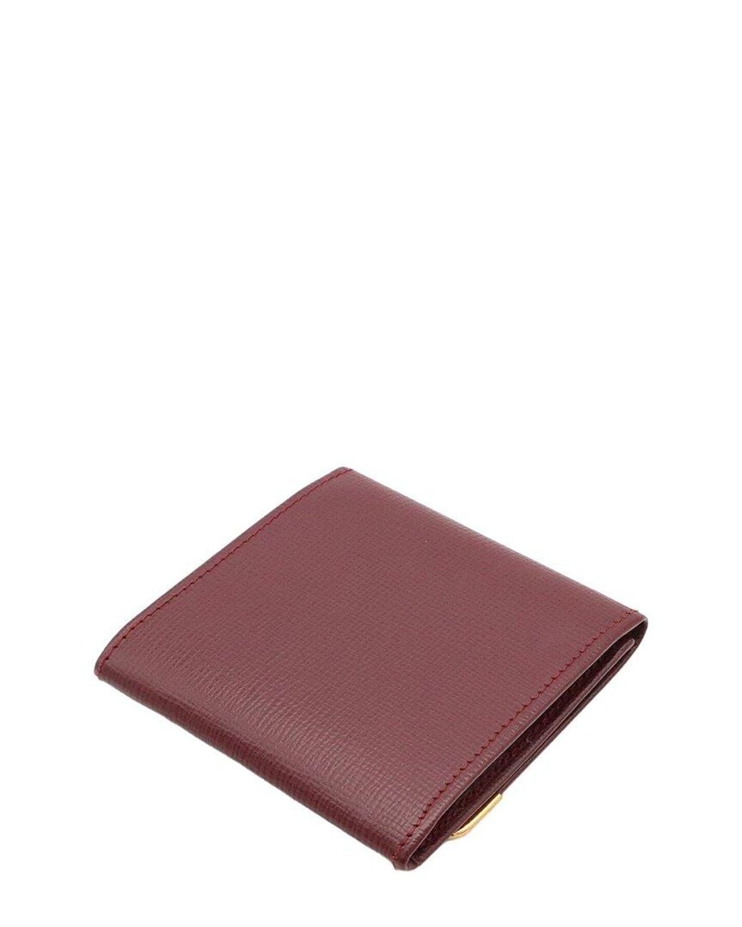 Cartier Purple Leather Coin Case (Authentic Pre-Loved)