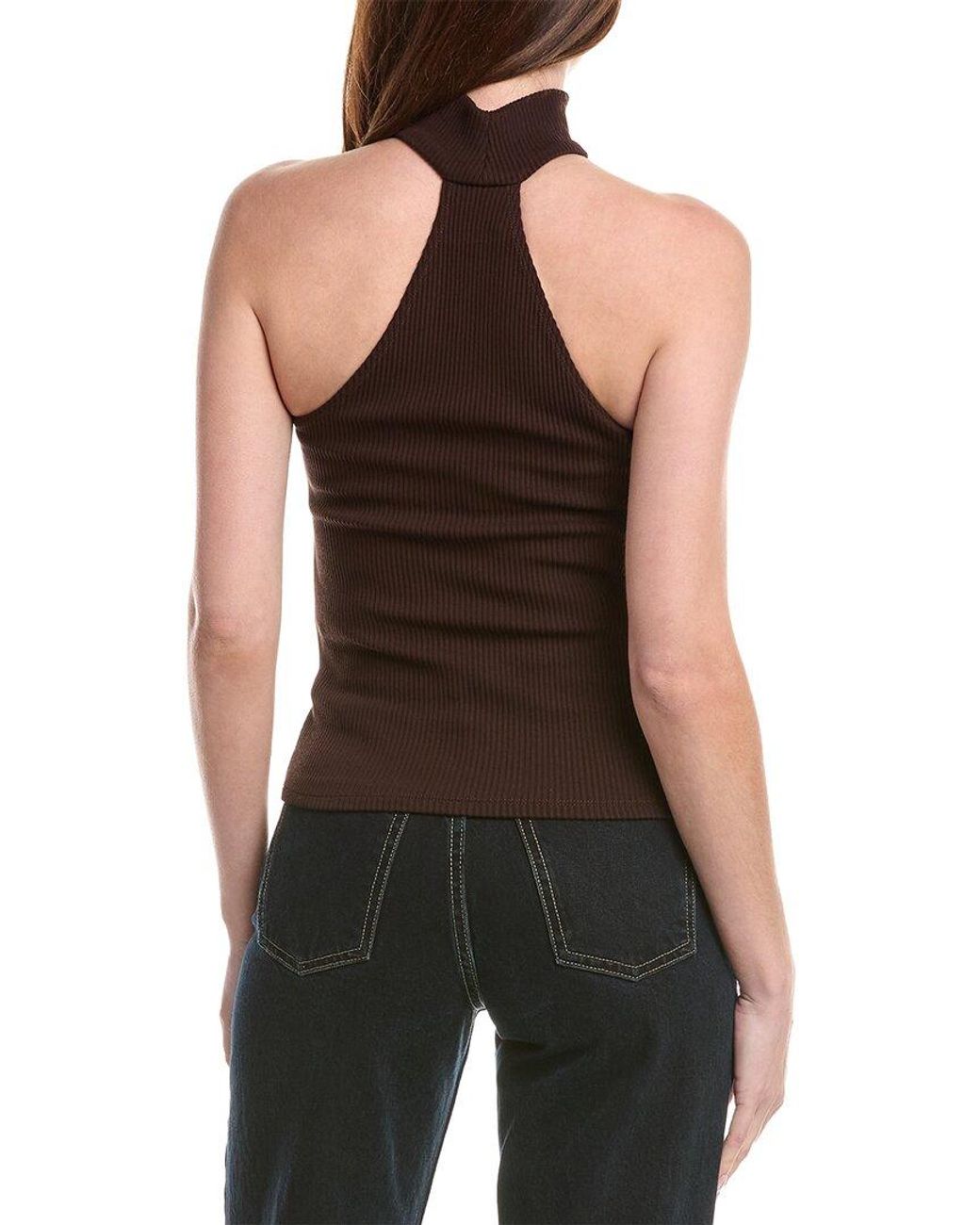 Sans Faff Black Hillary Halter Top