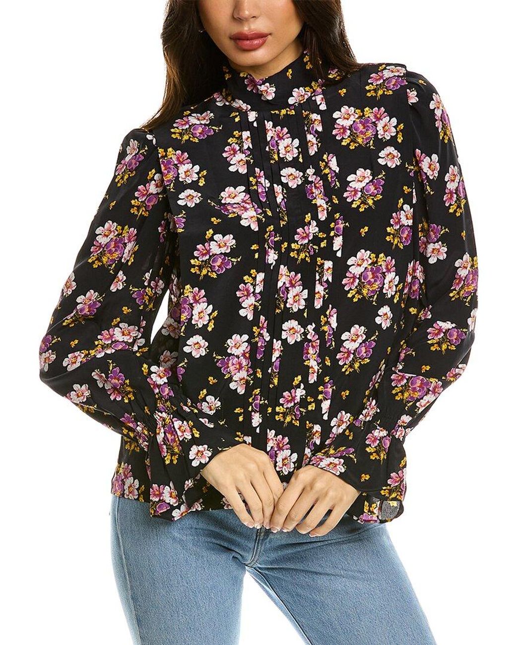 Zadig & Voltaire Gray Tabbi Silk Top