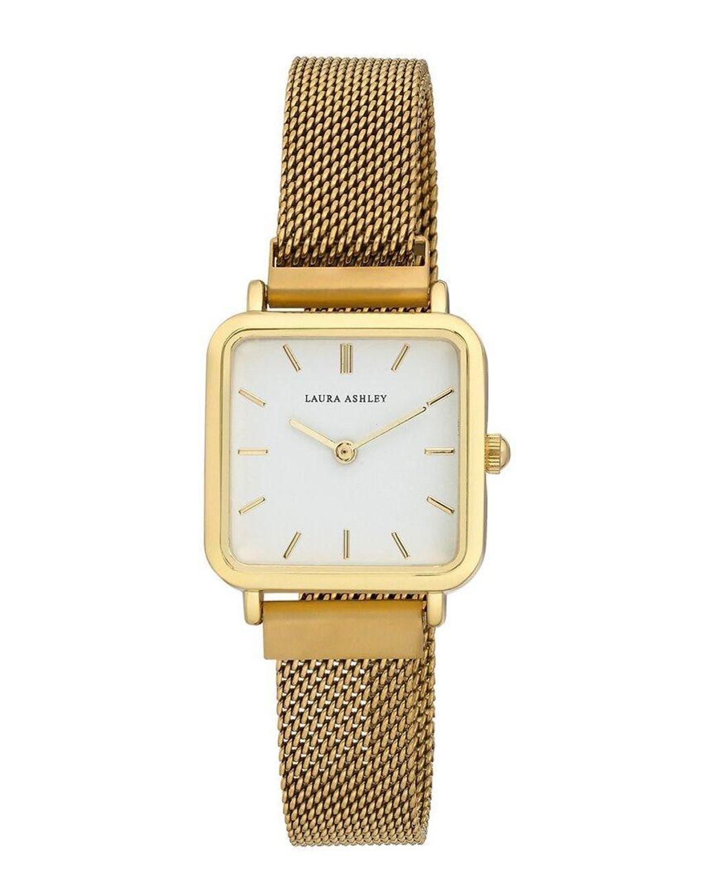 【稼働/良品】LAURA ASHLEY クオーツ ゴールド レディース Stainless Steel Laura Ashley Gold Watch Laura Ashley Alloy