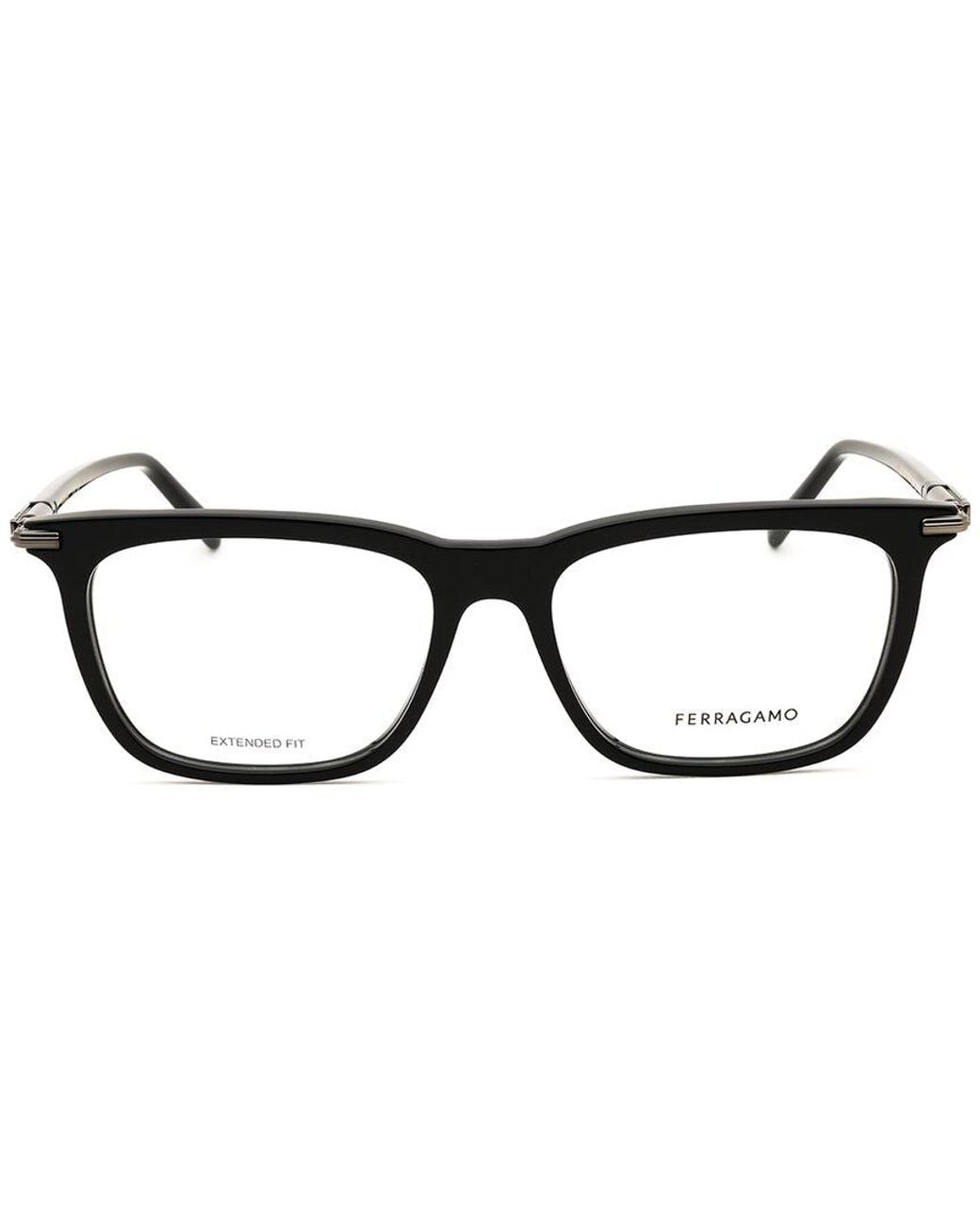 Ferragamo Black 56Mm Optical Frames for men
