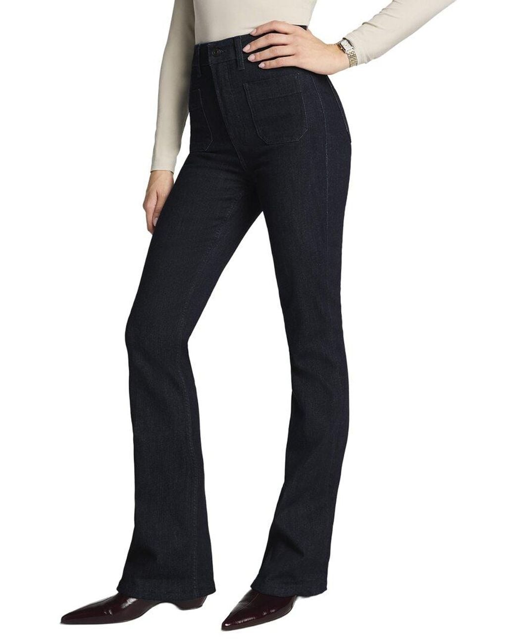 Spanx Blue Flare Jean