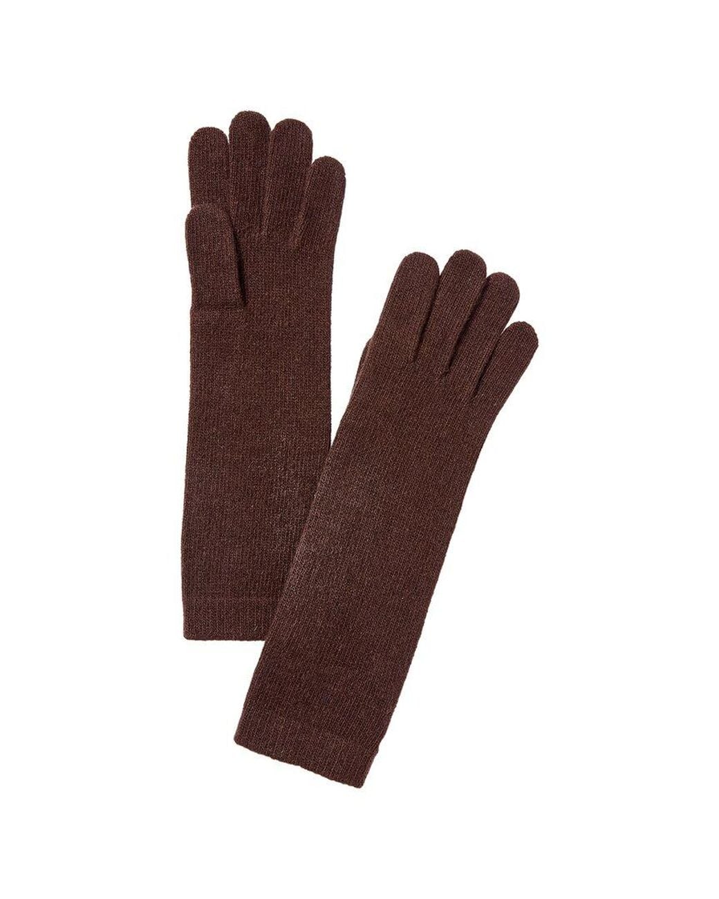 Portolano Brown Cashmere Gloves