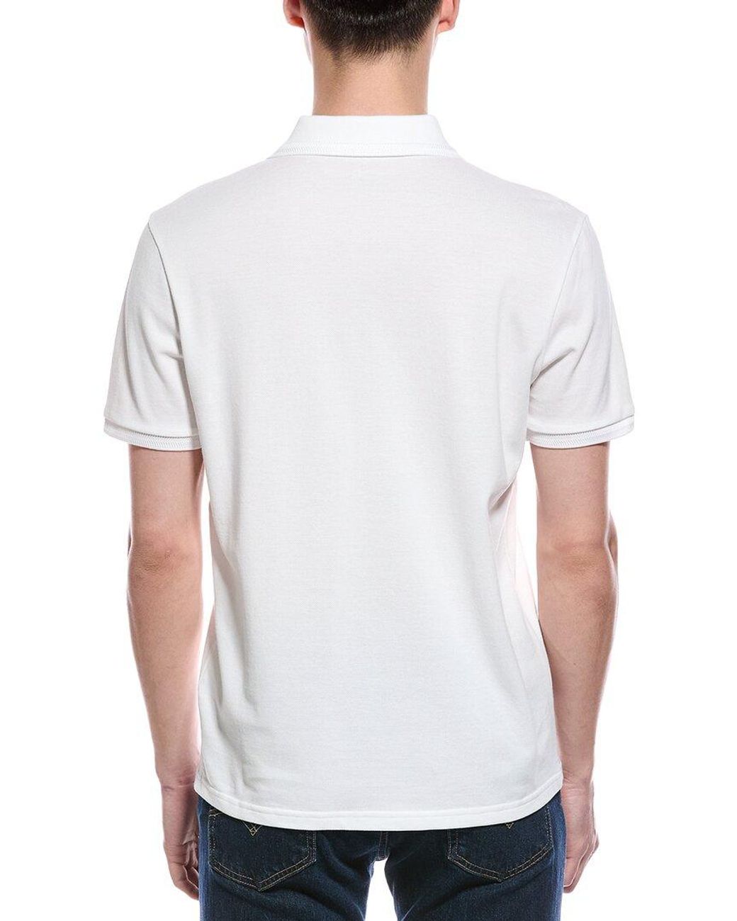 Moncler White Polo Shirt for men