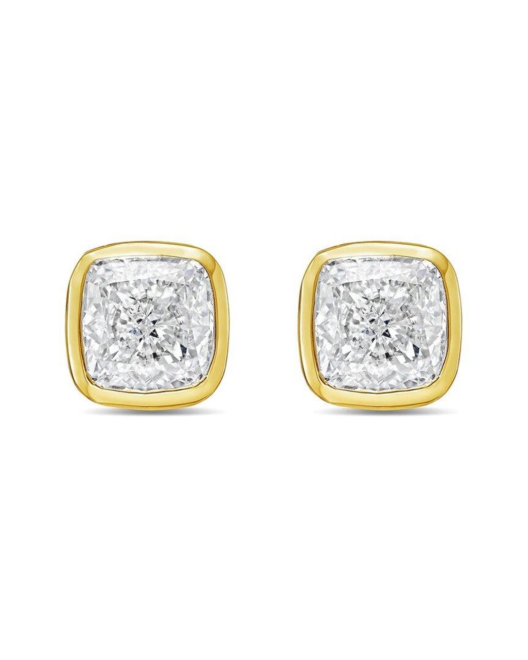Diana M White Diana M. 14K 1.50 Ct. Tw. Lab-Grown Diamond Stud Earrings