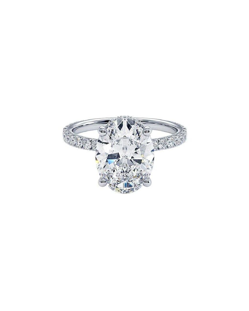Lab Grown Diamonds White 14K 3.50 Ct. Tw. Lab-Grown Diamond Ring