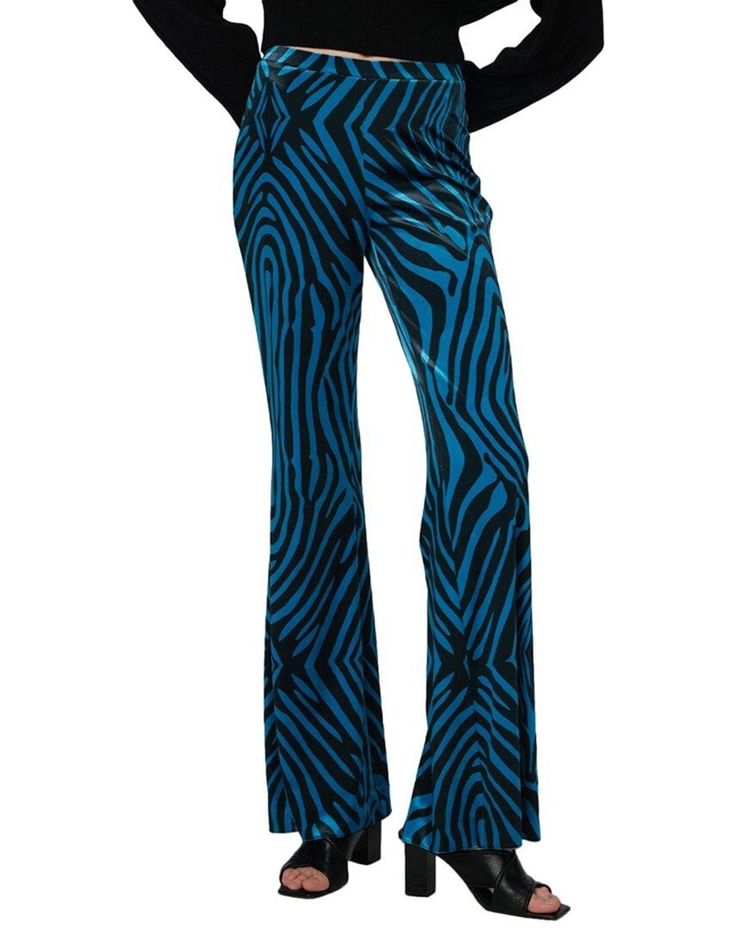 Diane von Furstenberg Blue Ruthette Pant
