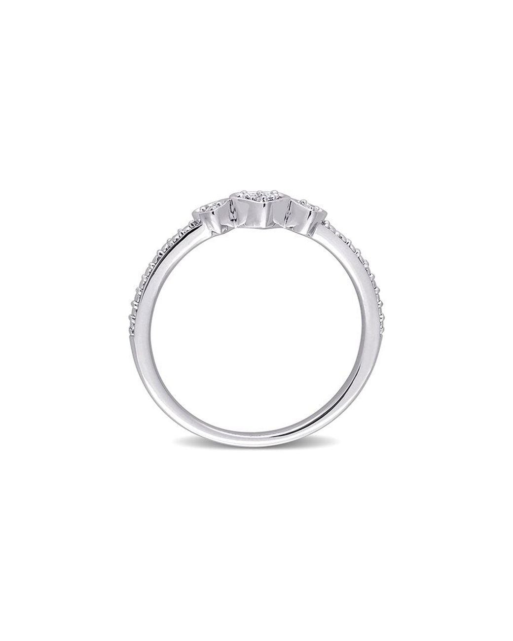Rina Limor White 0.05 Ct. Tw. Diamond Ring