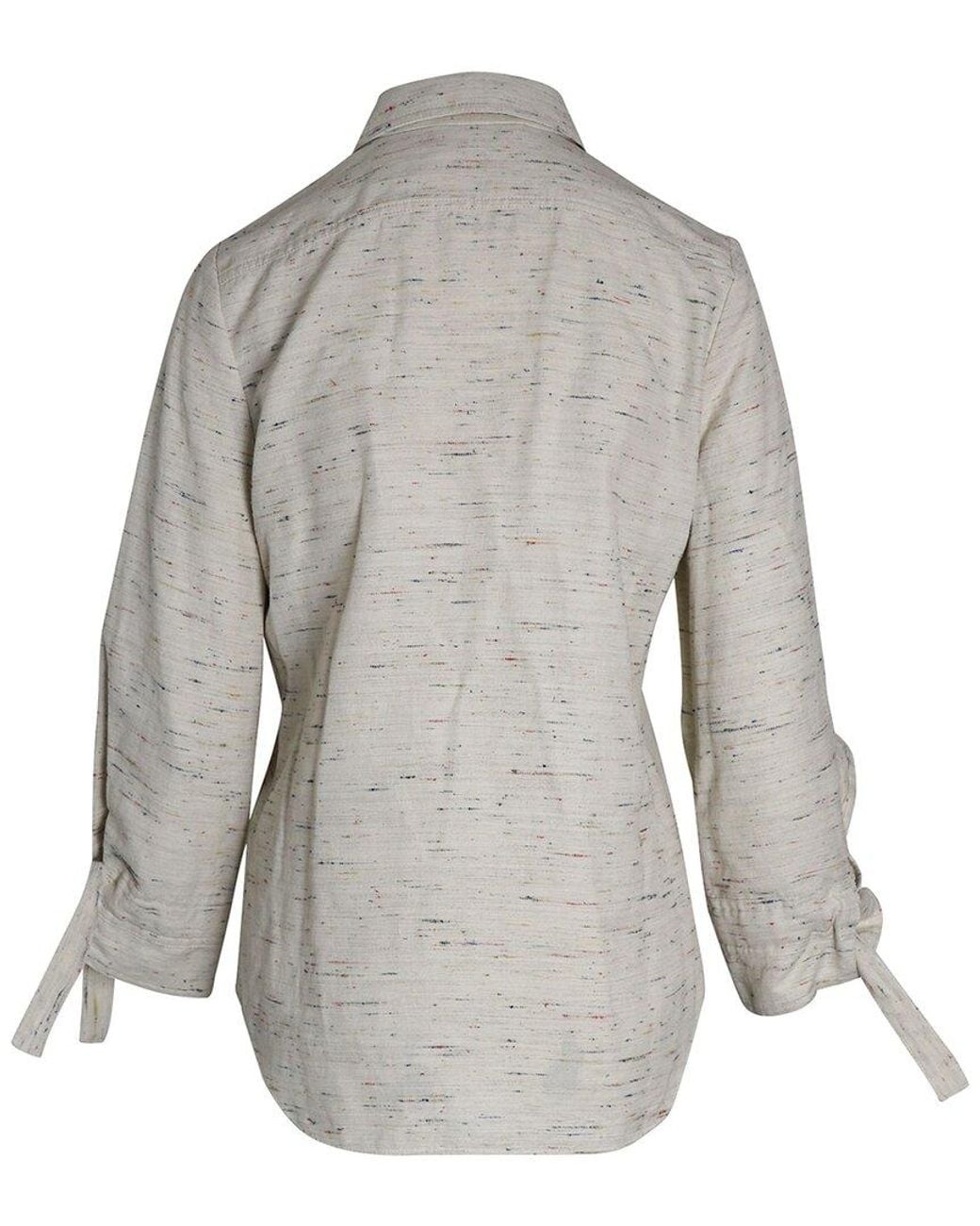 Chloé Gray Button-Down Shirt, Size Eu, (Authentic Pre-Loved)