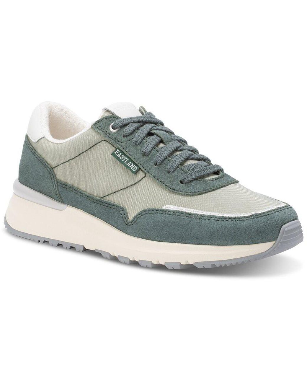 Eastland Gray Leap Leather Jogger Sneaker