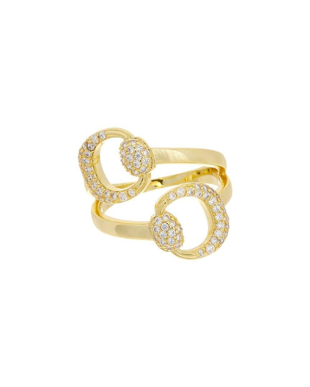 Juvell Metallic 18K Plated Cz Ring