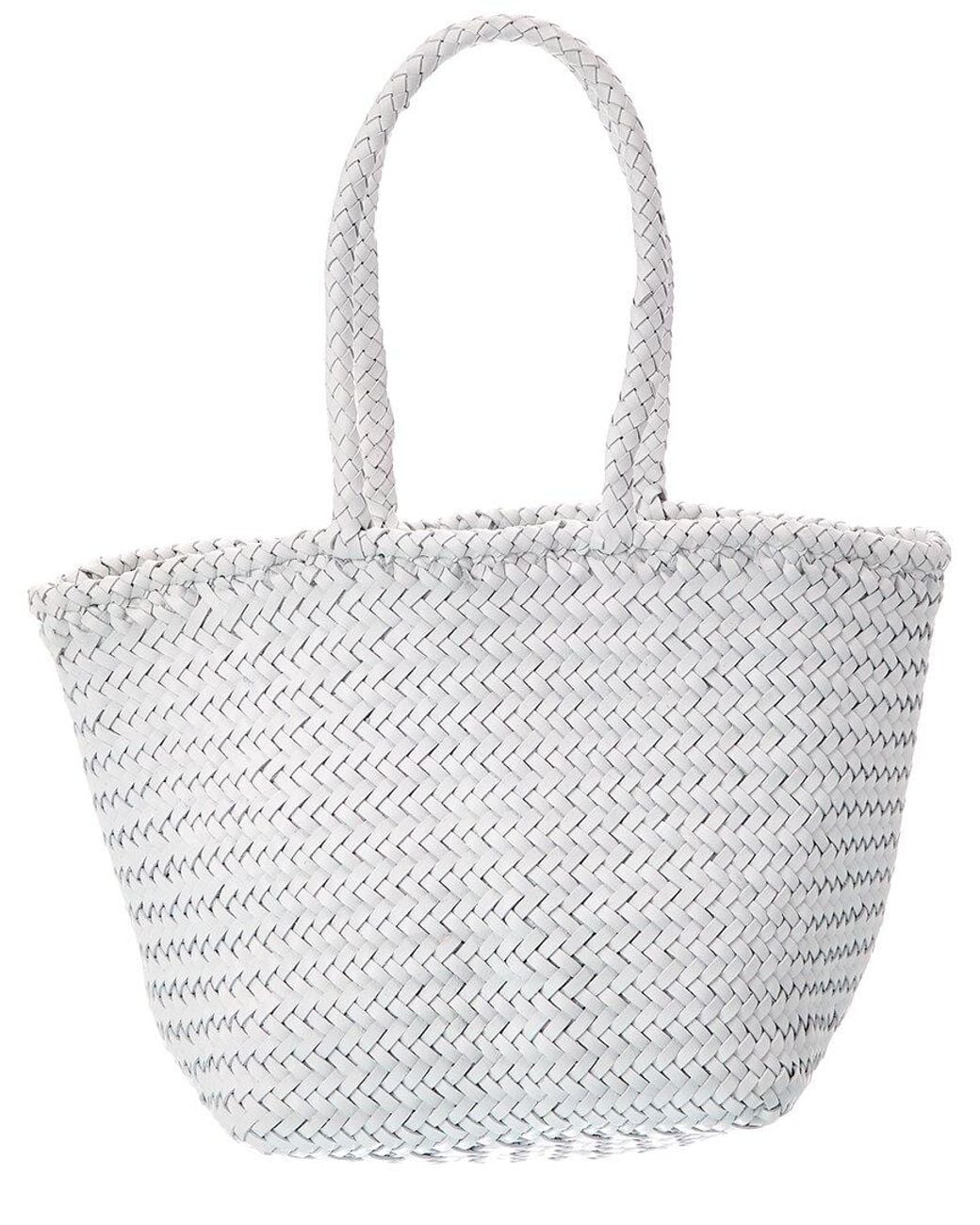 Dragon Diffusion White Grace Small Leather Shoulder Bag